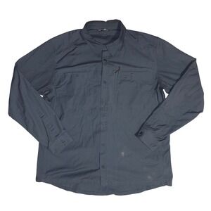 SITKA GEAR Harvester Button Up Shirt Mens XXL Gray Spectre Long Sleeve Hiking
